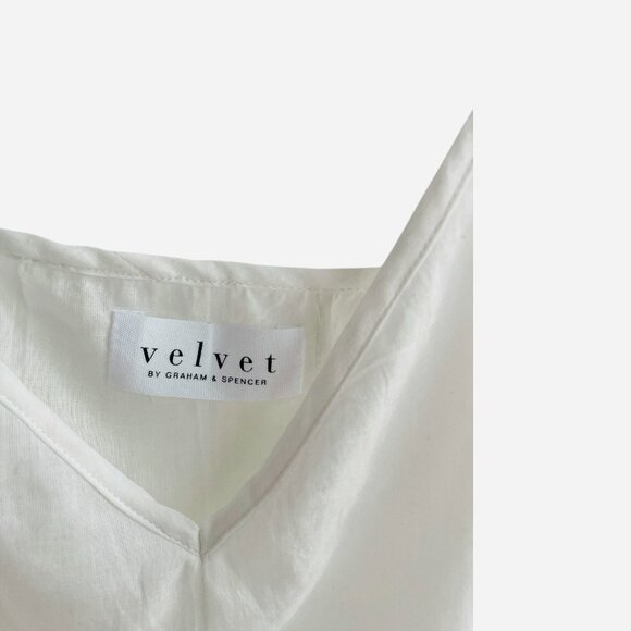 Velvet by Graham & Spencer Beach Eyelet Mini Dress in Ivory Size XS - Picture 6 of 13